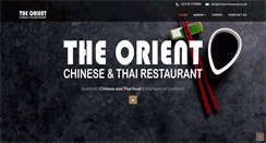 Desktop Screenshot of orient-restaurant.co.uk