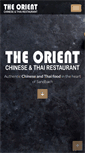 Mobile Screenshot of orient-restaurant.co.uk
